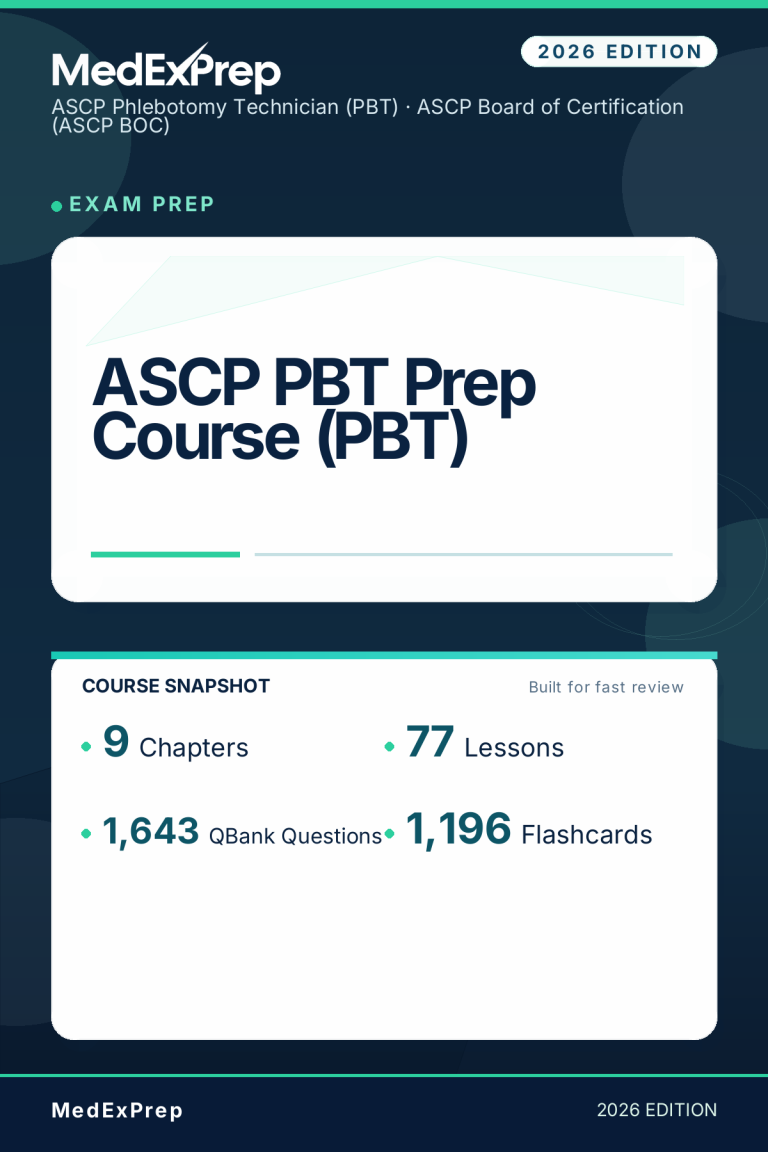 ASCP PBT Prep Course (PBT)