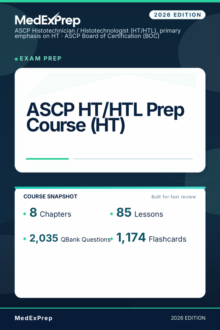 ASCP HT/HTL Prep Course (HT)