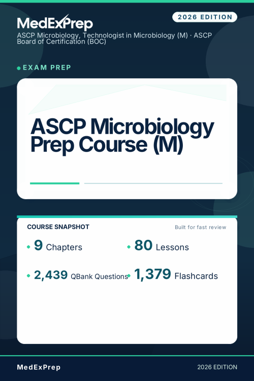 ASCP Microbiology Prep Course (M)