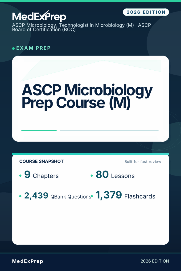 ASCP Microbiology Prep Course (M)