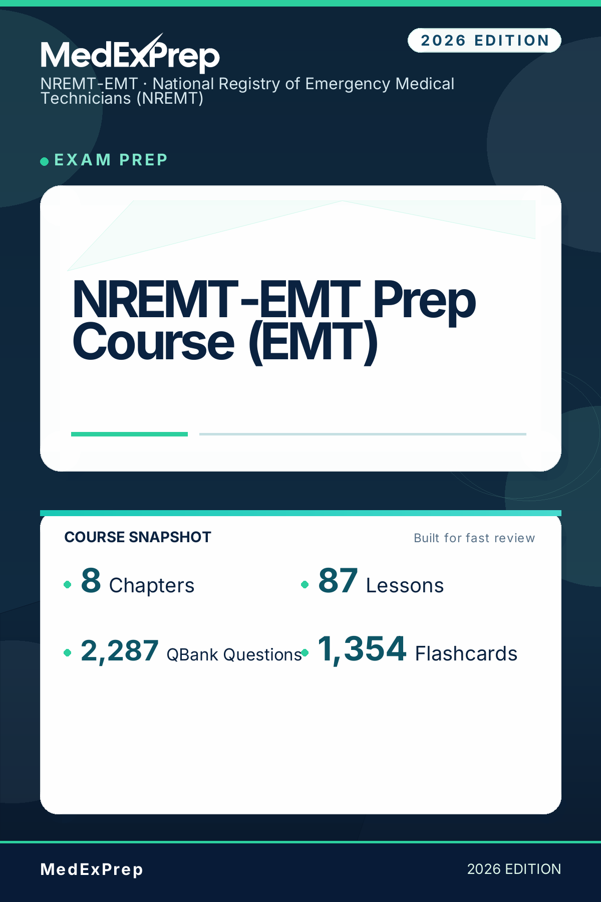 NREMT-EMT Prep Course (EMT) – MedExPrep