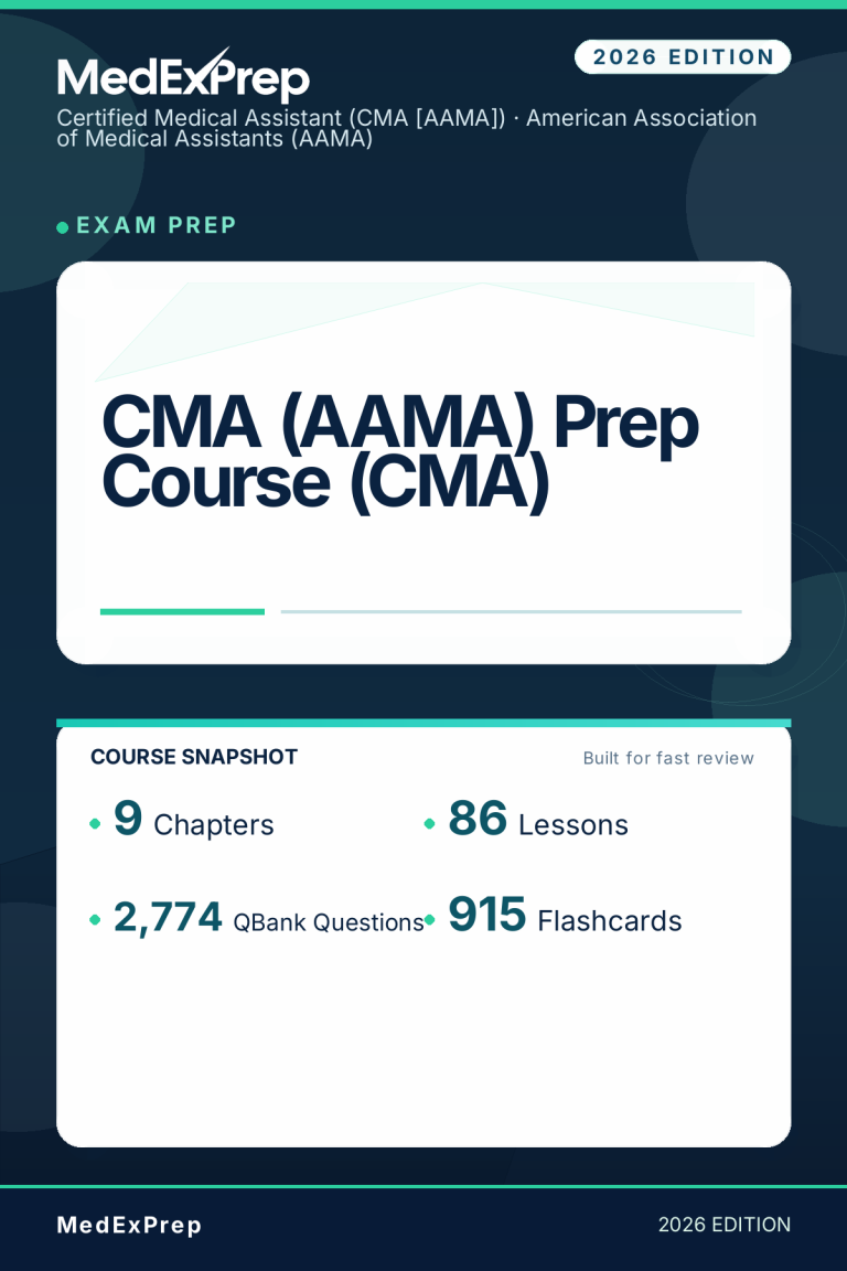 CMA (AAMA) Prep Course (CMA)