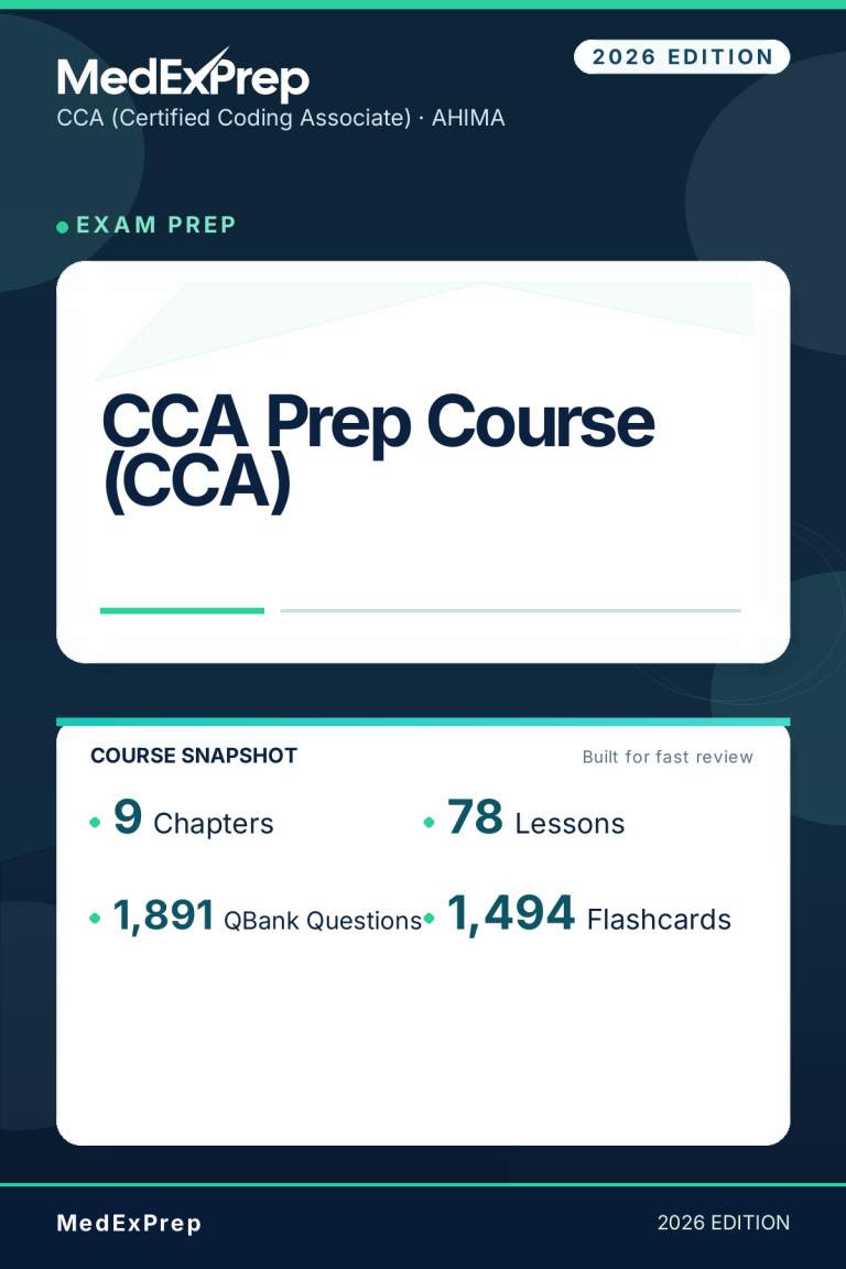 CCA Prep Course (CCA)