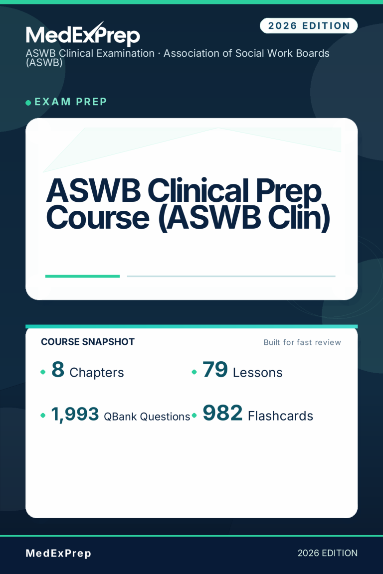 ASWB Clinical Prep Course (ASWB Clin)